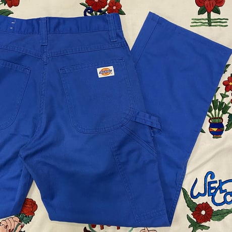 [USED] 70's  Dickies BLUE PAINTER PANTS