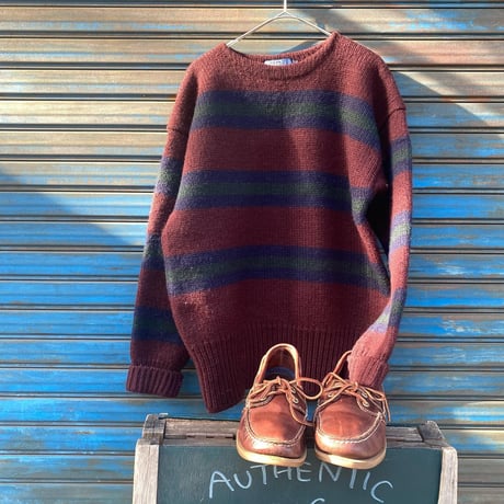 [USED] POLO RalphLauren ボーダーニット