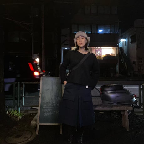 [USED] Laula 100%wool カーゴワイドパンツ