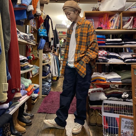 [USED] "Eddie Bauer" チェックB.Dシャツ🍊