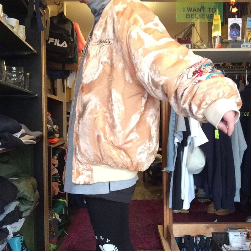 USED] OLD ベロアスカジャン 肌色ピンク！ | garden730