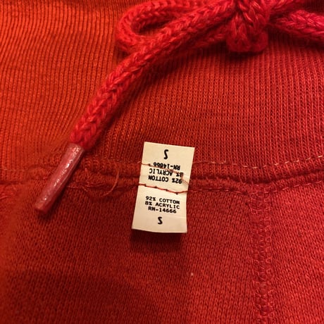 [USED] 真っ赤なVINTAGE SWEAT PANTS！