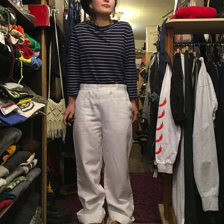 [USED]Ralph LaurenサラサラボーダーTOPS