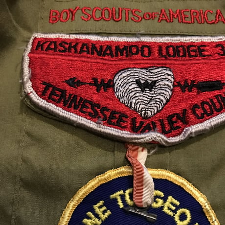 [USED] vintage ノーカラー  BOY SCOUTS シャツ
