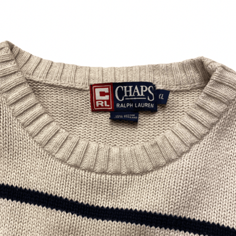 [USED] 'CHAPS' RALPH LAURENコットンニット