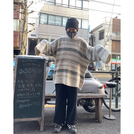 [USED] ゆる〜ん ニット ACRYL & WOOL