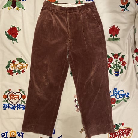 [USED] 太畝コーデュロイ PANTS 小豆色