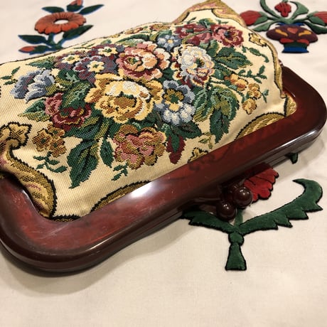 [USED] ゴブラン織り クラッチBAG