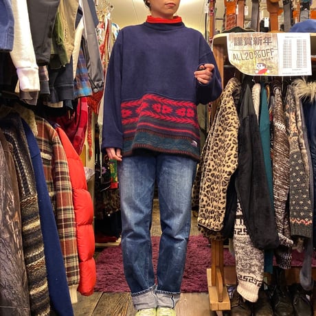 [USED] タートルネック フリース♡POLATEC 