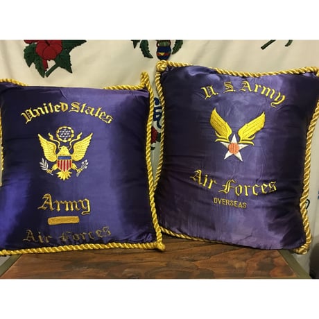 [VINTAGE] US ARMY スーベニアクッションカバー