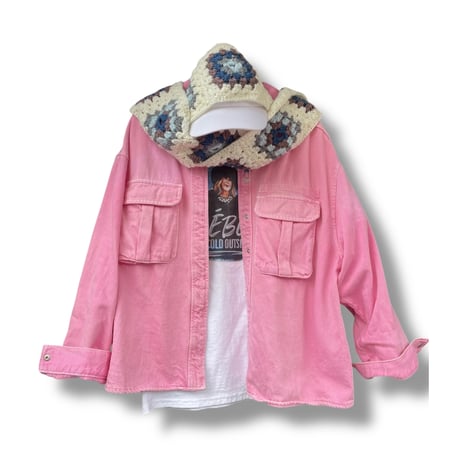 [USED] PINK🌸 デニム JKT