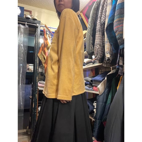 [USED]ベロア ポケットロンT 💛