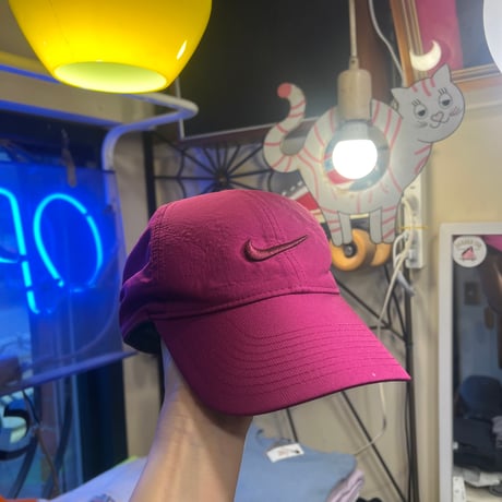 [USED] バーガンディNIKE CAP