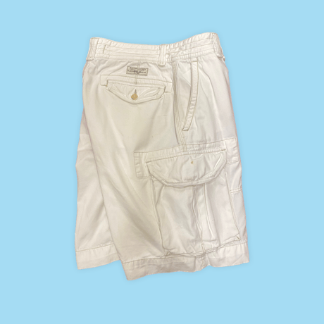 [USED] ”POLO”  WHITEカーゴショーツ