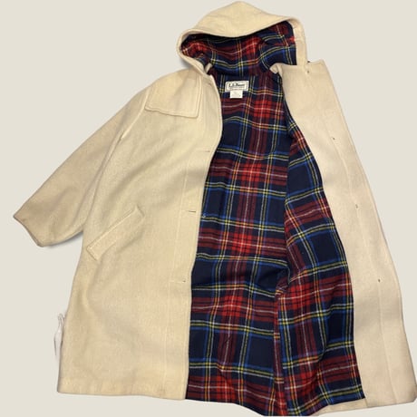 [USED] OLD L.L.Bean WHITE ダッフルコート