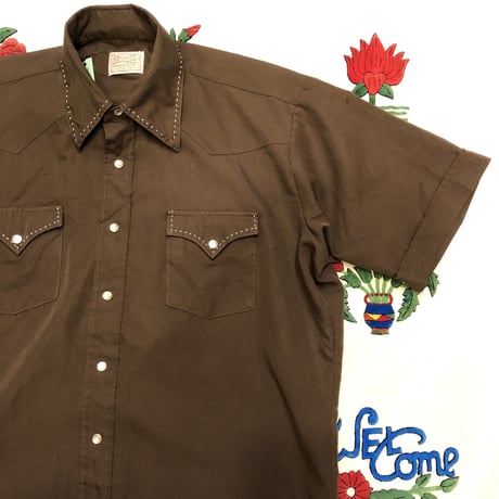 [USED] 70's H BAR C S /S ウエスタンシャツ🐄