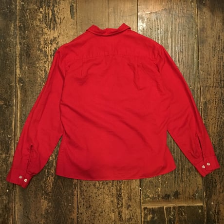 [USED] Vintage!RED!オープンカラーシャツ