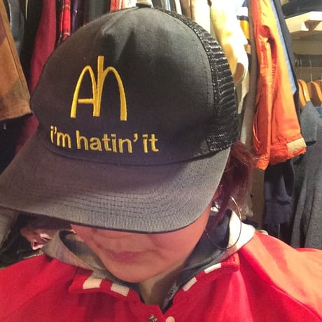 [USED] メッシュCAP 'I'm hatin' it'