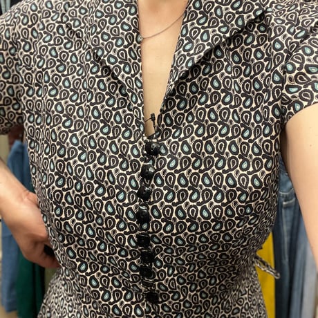 [USED] vintage ペイズリー ワンピース