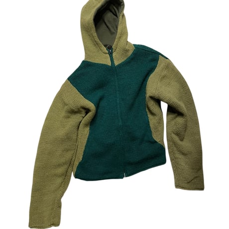 [USED]Green knit outer♻️♥️
