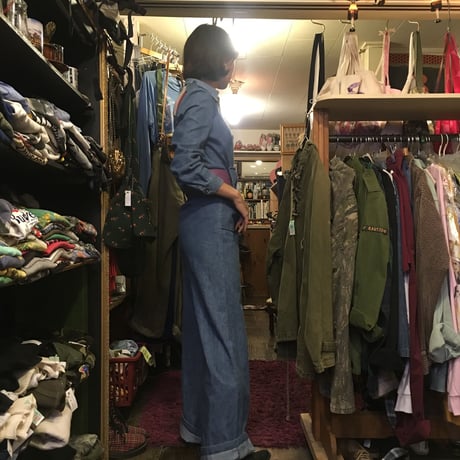 [USED] DENIM jump suit