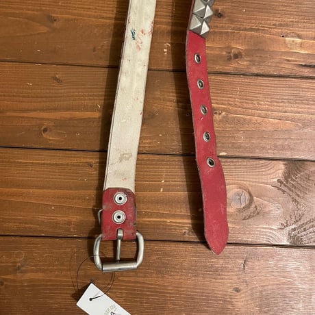 [USED] Red❤️Boro スタッズベルト