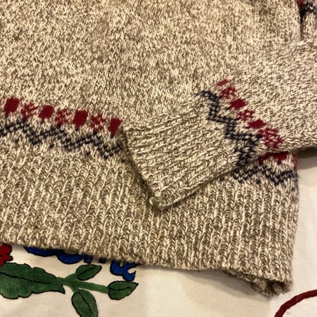 [USED] L.L.Bean ノルディック柄KNIT⛄️
