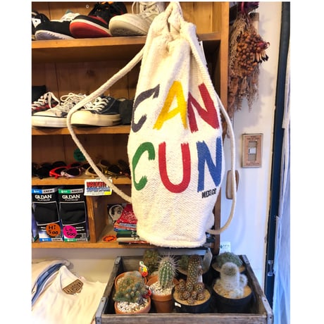 [USED] MEXICO "CANCUN" ラグ BAG
