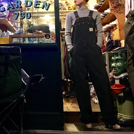[USED] Carhartt BLACK ダック地 オーバーオール