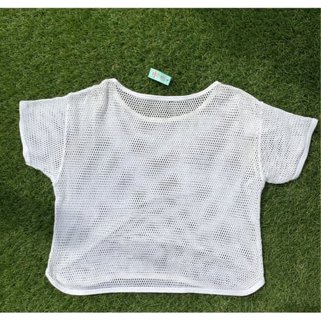 [USED]  COTTON メッシュ S/S Tee / WHT