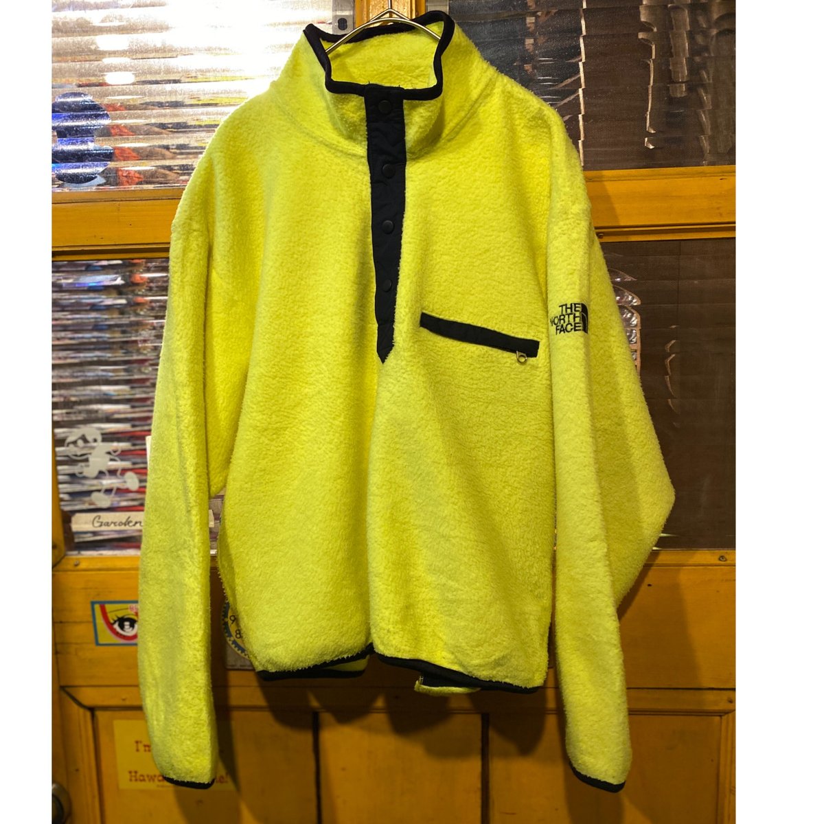 [USED] THE NORTH FACE 蛍光イエローフリース | garden730