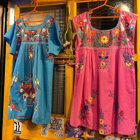 [USED]  KIDS メキシカン 刺繍ワンピース