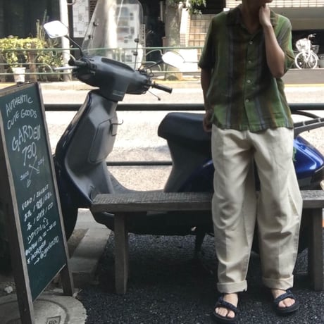 [USED] 渋い配色のストライプ シャツ