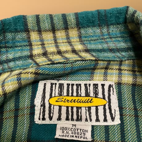[USED] ZIPネルシャツ💚