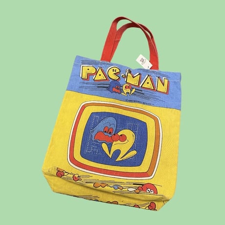 [USED] VINTAGE "PAC-MAN" TOTE BAG！
