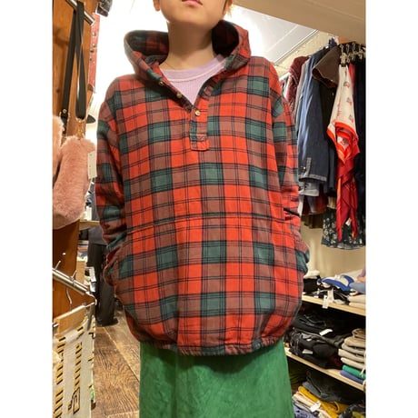 [USED]L.L.Bean チェック プルオーバー