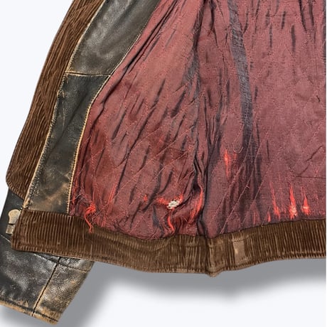 [USED] OLD "GUESS" Leather JKT