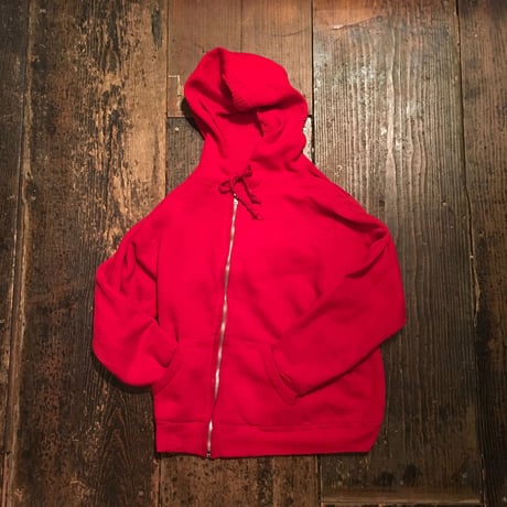 [USED] vintage リバーシブル風 真っ赤なパーカー