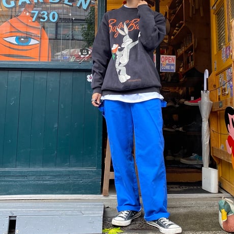 [USED] 70's  Dickies BLUE PAINTER PANTS