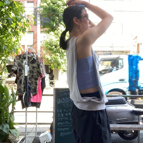 [USED]blue tube top キャミソール