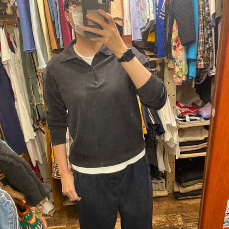 [USED] Grey♡Knit Polo
