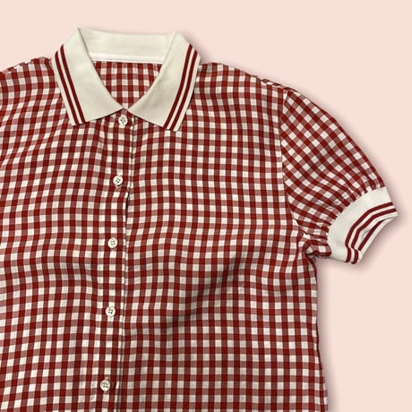 [USED] ギンガムチェック S/S SHIRT❤️