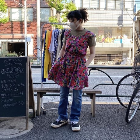 [USED] 花柄🌼COTTON ワンピース