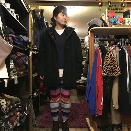 [USED] レイヤード風 軽めWOOLコート