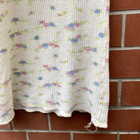 [USED] 小花柄ワッフルタンクトップ