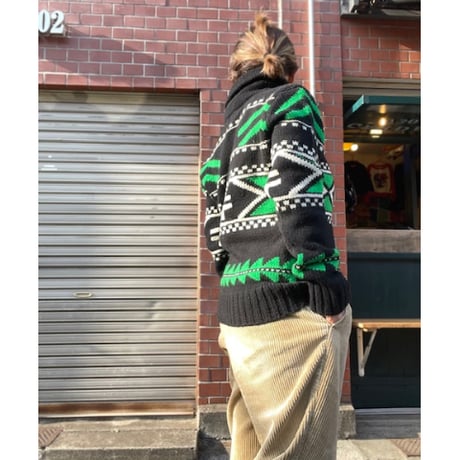 [USED] POLO RalphLauren ショールカラーニット
