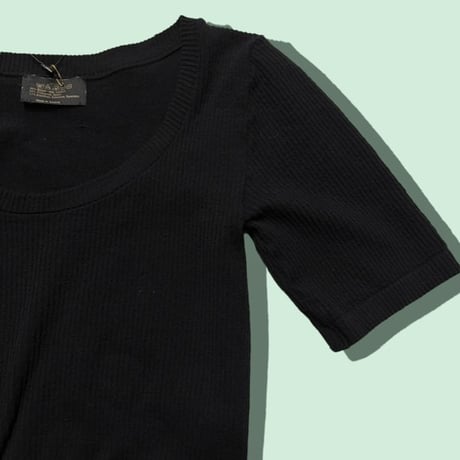 [USED]  BLACKリブ🖤ボディスーツ