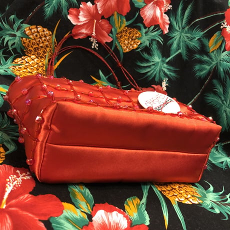[USED] サテン×ビーズミニBAG❤️