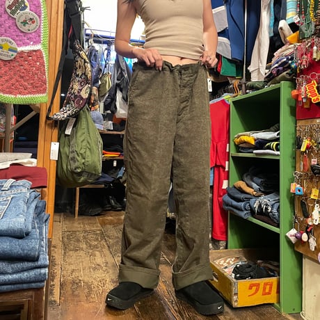 [USED] チェコ🌿 WORK PANTS CAMO