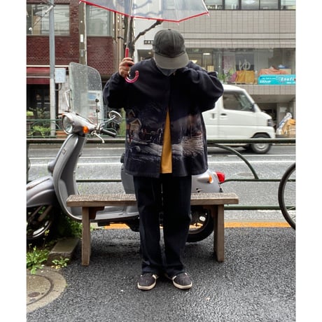 [USED] 90'S GOODデザイン SWEAT カーディガン